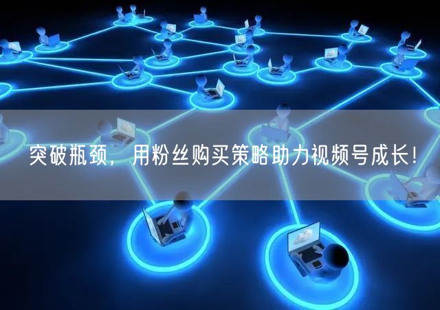 突破瓶颈，用粉丝购买策略助力视频号成长！