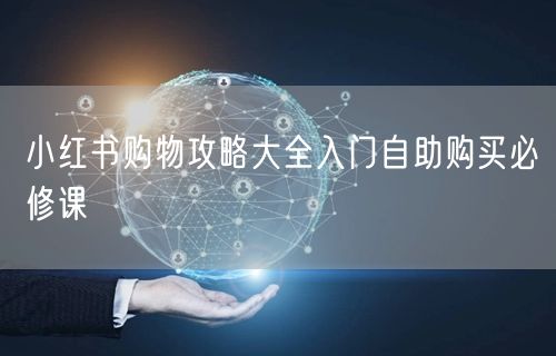 小红书购物攻略大全入门自助购买必修课