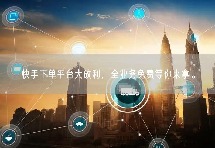 快手下单平台大放利，全业务免费等你来拿。